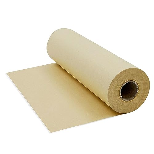 Packpapier-Rolle von Juvale - Kraftpapier-Rolle als Verpackungspapier, Geschenkverpackung, für Bastelarbeiten, zum Versand - Braun - 25,4 cm breit, 30,5 m lang - AUSVERKAUF von Juvale