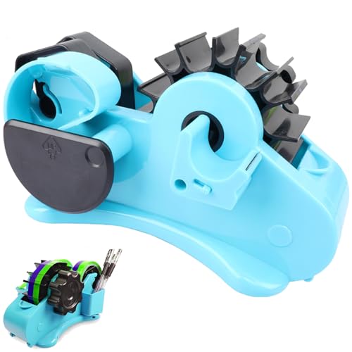 Juwacoo Mehreren Rollen Schnitt Wärmeklebebandspender Paketbandabroller, Klebebandabroller von 1 und 3, Klebestreifen Abroller mit Stiftehalter, Klebebandspender Abroller Klebeband, Tesaabroller Juwacoo Mehreren Rollen Schnitt Wärmeklebebandspender Paketbandabroller, Klebebandabroller von 1 und 3, Klebestreifen Abroller mit Stiftehalter, Klebebandspender Abroller Klebeband, Tesaabroller von Juwacoo