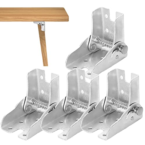 90 Grad selbstsicherndes Faltscharnier | 4/16-teilige selbstsichernde Klappscharniere | Stahl-Klapptischbeinhalterung | Verstecktes Möbelbein-Verriegelungsscharnier Wohnaccessoires für Tisch, Stuhl 90 Grad selbstsicherndes Faltscharnier | 4/16-teilige selbstsichernde Klappscharniere | Stahl-Klapptischbeinhalterung | Verstecktes Möbelbein-Verriegelungsscharnier Wohnaccessoires für Tisch, Stuhl von Juzinqu