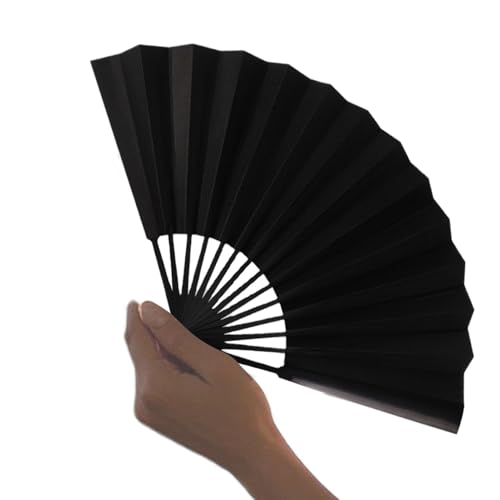 Jvjggag Faltbarer Handfächer aus Seide, 25,4 cm, Retro, wasserdichte Requisiten für Mädchen, Tanz, Damen, Zuhause, Musik, Festival, Aufführung, Kirchendekoration Jvjggag Faltbarer Handfächer aus Seide, 25,4 cm, Retro, wasserdichte Requisiten für Mädchen, Tanz, Damen, Zuhause, Musik, Festival, Aufführung, Kirchendekoration von Jvjggag