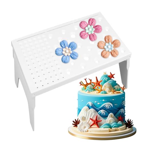 Jvjggag Gum Paste Drying Rack, Cake Decoration Stand, Quick-Dry Sugar Flower Holder, Durable Pp Material, Stable Air-Dry Design, Baking & Sugarcraft Use, 10.63x6.3x4.72 Inches, 1 Piece Jvjggag Gum Paste Drying Rack, Cake Decoration Stand, Quick-Dry Sugar Flower Holder, Durable Pp Material, Stable Air-Dry Design, Baking & Sugarcraft Use, 10.63x6.3x4.72 Inches, 1 Piece von Jvjggag