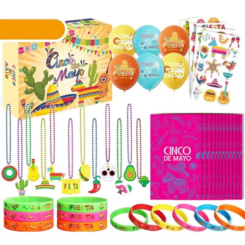 Jvjggag Karnevals-Spaßgeschenke, Karnevalsgeschenke für Kinder, mexikanische Fiesta-Gummi-Armbänder, Karnevalsbedarf, mexikanische Geburtstagsgeschenke, Dekorationen, Jvjggag Karnevals-Spaßgeschenke, Karnevalsgeschenke für Kinder, mexikanische Fiesta-Gummi-Armbänder, Karnevalsbedarf, mexikanische Geburtstagsgeschenke, Dekorationen, von Jvjggag