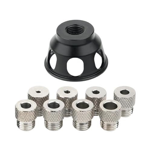 Woodworking Drill Guide, Drill Bit Guide Jig, Punch Locator Drill Guide, 3-10mm Drills Bushing Jig, Dowel Drills Hole Locator for Precision Drilling with Electric Power Hand Drills Woodworking Drill Guide, Drill Bit Guide Jig, Punch Locator Drill Guide, 3-10mm Drills Bushing Jig, Dowel Drills Hole Locator for Precision Drilling with Electric Power Hand Drills von Jvjggag