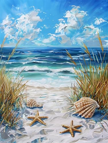 Am Meer Malen Nach Zahlen Erwachsene, Strand Malen Nach Zahlen Kinder Klein 30x40cm, DIY Set Erwachsene Handgemalt Leinwand Ölgemälde, Acrylfarbenn mit 3 Set Pinseln, Zimmer Deko Aesthetic -Y237 Am Meer Malen Nach Zahlen Erwachsene, Strand Malen Nach Zahlen Kinder Klein 30x40cm, DIY Set Erwachsene Handgemalt Leinwand Ölgemälde, Acrylfarbenn mit 3 Set Pinseln, Zimmer Deko Aesthetic -Y237 von Jvyaeen