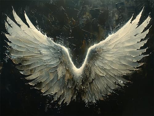 Malen Nach Zahlen Erwachsene Engelsflügel, DIY Malen Nach Zahlen Ölgemälde Leinwand Kit für Anfänger, Mit 3-Pinseln und Acrylfarben, Home Wanddeko Wohnzimmer, Mädchen Geschenke Bastelset 40x60cm-Y998 Malen Nach Zahlen Erwachsene Engelsflügel, DIY Malen Nach Zahlen Ölgemälde Leinwand Kit für Anfänger, Mit 3-Pinseln und Acrylfarben, Home Wanddeko Wohnzimmer, Mädchen Geschenke Bastelset 40x60cm-Y998 von Jvyaeen