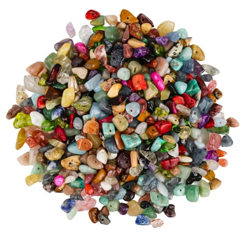 1 Box/500 Stück Edelstein Perlen, 5-8mm Edelsteine mit Loch Naturstein Perlen zum Auffädeln Pastell Halbedelsteine für Uffädeln DIY Armbänder Halskette Ohrringe Schmuck Basteln 1 Box/500 Stück Edelstein Perlen, 5-8mm Edelsteine mit Loch Naturstein Perlen zum Auffädeln Pastell Halbedelsteine für Uffädeln DIY Armbänder Halskette Ohrringe Schmuck Basteln von Jwogngls