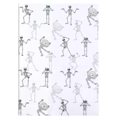 Jwssor Halloween-Seidenpapier, Geschenkpapier, 20 Blatt tanzende Geister-Geschenkpapier Jwssor Halloween-Seidenpapier, Geschenkpapier, 20 Blatt tanzende Geister-Geschenkpapier von Jwssor