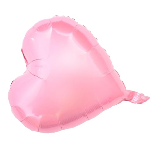 10 pcs herzförmige Luftballons, 10 Zoll rote Herzballoons Mylar herzförmige Luftballons für Party Hochzeits Geburtstagdekor 4 Clours (Rosa) von Jwthee
