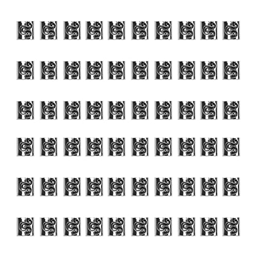 60PCS Spacer Beads, Silver Tone Zodiacs Beads Loose Spacer Metal Charm for Necklace, Earring Making Jewelry Accessories 60PCS Spacer Beads, Silver Tone Zodiacs Beads Loose Spacer Metal Charm for Necklace, Earring Making Jewelry Accessories von Jwthee