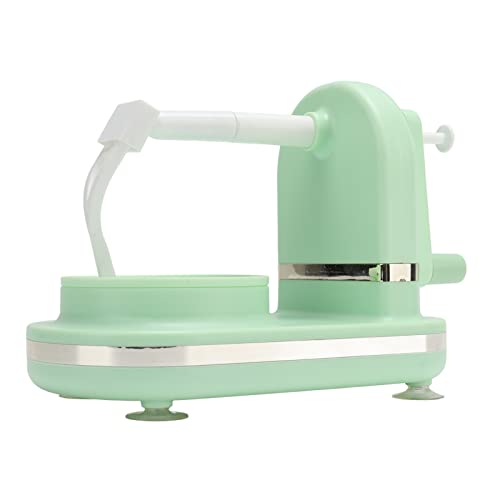Apfelschäler Apfelschneider Apfelentkerner Handkurbel All-in-One Edelstahlklingen Multifunktional für die Küche zu Hause (Light Green) von Jwthee