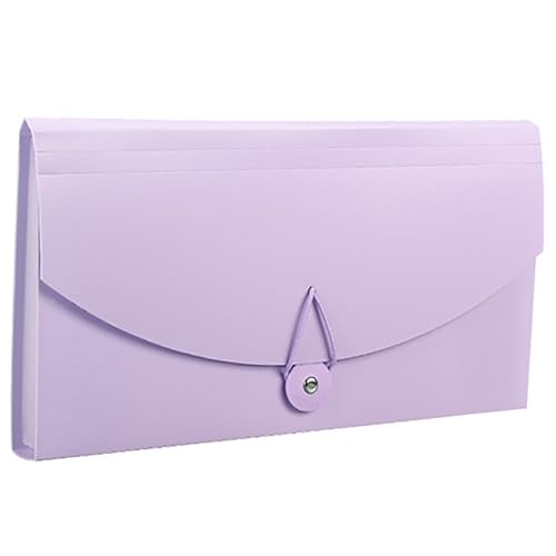 Erweiterungsdateiordner, 13 Taschenkunden -Datei Organizer Kleiner Dokumente Brieftasche für Karten, Gutscheine, Mehrwertsteuer -Rechnungsbelege (Lila) von Jwthee