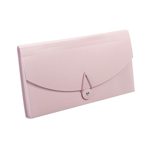 Erweiterungsdateiordner, 13 Taschenkunden -Datei Organizer Kleiner Dokumente Brieftasche für Karten, Gutscheine, Mehrwertsteuer -Rechnungsbelege (Rosa) von Jwthee