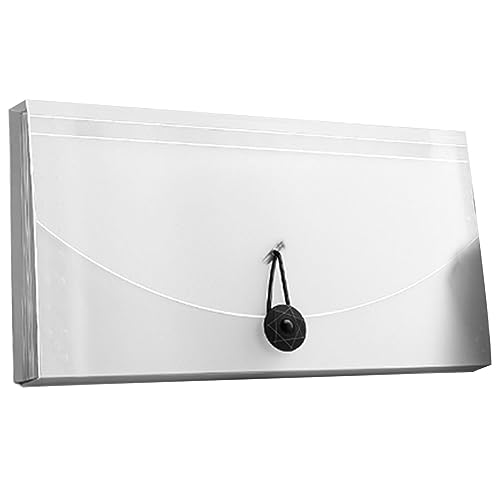 Erweiterungsdateiordner, 13 Taschenkunden -Datei Organizer Kleiner Dokumente Brieftasche für Karten, Gutscheine, Mehrwertsteuer -Rechnungsbelege (Transparent) von Jwthee
