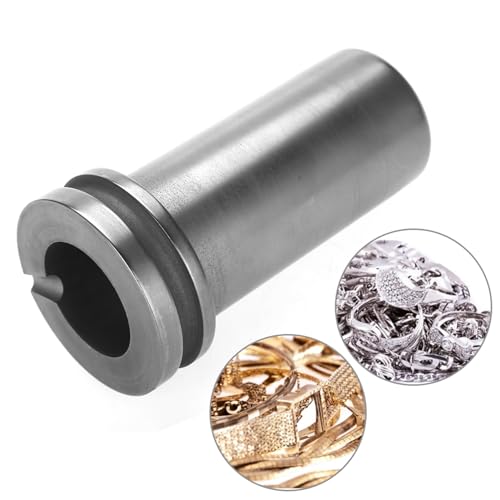 Hochreinheit Graphit Crucible, 1 kg 2 kg 3 kg Ofen -Fackelschmelze Gussguss Gold Silber Schrottofenguss (1KG) von Jwthee