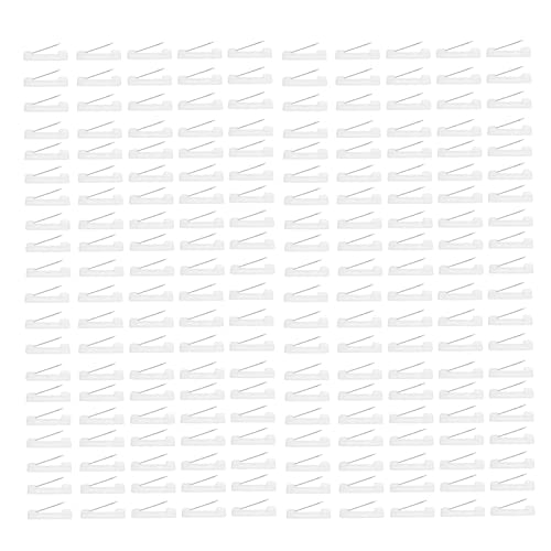 Namensschildnadeln für Ausweise, 200 Stück, 31 mm, Namenskarten, Broschenverschluss, Nadelrückseite, weiße Sicherheitsnadel, rechteckig, Selbstklebende Rückseite, Namensschildnadeln für Ausweise, 200 Stück, 31 mm, Namenskarten, Broschenverschluss, Nadelrückseite, weiße Sicherheitsnadel, rechteckig, Selbstklebende Rückseite, von Jwthee