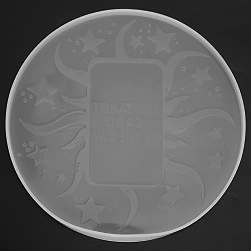 Tarot -Wahrsagerungsmatte, Silikonkonstellation Schimmel -Wahrsagermatte Rollschale Silikonform für DIY -Schmuckhandwerk (Card Astrology Silicone) von Jwthee