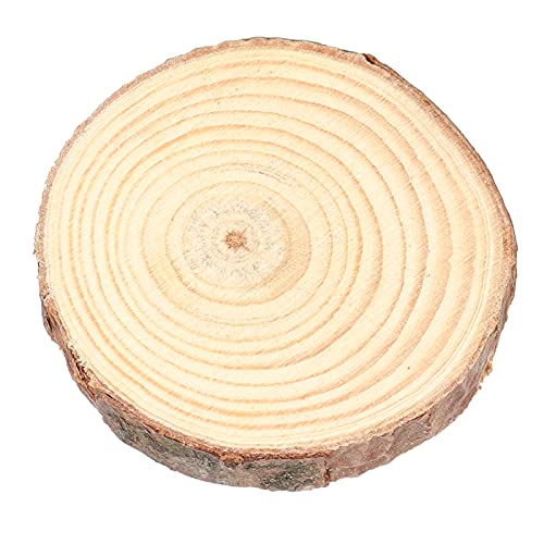 Unfertigte Holzscheiben, Holzringe für Handwerksrunde für DIY -Handwerkshochzeitdekorationen für Handwerksscheiben (Number 1 5~6cm) von Jwthee
