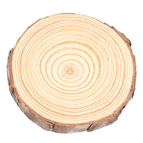 Unfertigte Holzscheiben, Holzringe für Handwerksrunde für DIY -Handwerkshochzeitdekorationen für Handwerksscheiben (Number 2 6~7cm) von Jwthee