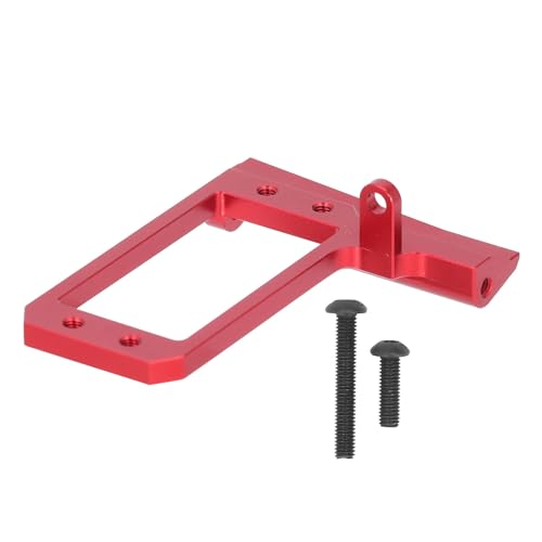 1/10 RC Servo Mount 4 Link -Adapter Low Center Phoenix F10 VP Aluminiumlegierung Teile für Upgrade -Teile (Rot) von Jxngery