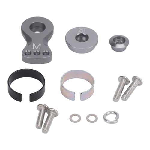 25t Servo Sparer Einstellen Sie Aluminiumlegierung Universal Servo Armersatz Ersatz hohe Genauigkeit Steuerungsgetriebe RC -Autos M 29,5 mm Länge (Du färbte) von Jxngery