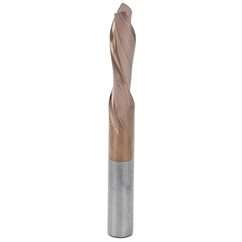 Doppelschnitzer Mahlschneider langlebiger gerader Mahlen Holzbearbeitung Bit Holz Acryl PVC (6 * 6 * 17 * 55 mm) von Jxngery