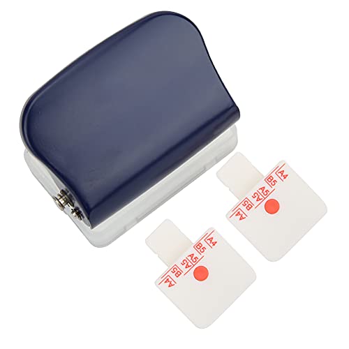 Jxngery 26-Loch-Multifunktionshandbuch für Papierpapier Office Supplies Manuelles Werkzeug für A4 B5 A5 (Dunkelblau) von Jxngery