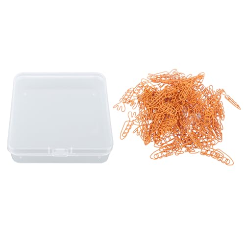 Jxngery Süße Karottenpapierclips Starke Metall rostakte süße Büroklammern für Dokumentenorganisation (Orange) von Jxngery