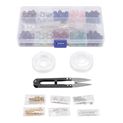 Lava Rock Gemstone Perlen Kit Schmuckgeschenkschreibmaschine Armband DIY Handwerk von Jxngery