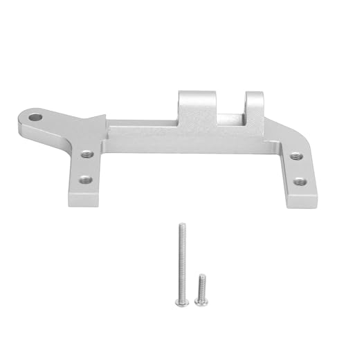 RC Achse Servo Mount Four Link Aluminiumlegierung Metall -Servohalter Halterung Fernbedienung Crawler anwendbarer Szene RC Crawler (Silber) von Jxngery