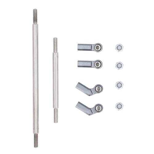 RC -Lenkstab Aluminiumlegierung Lenkung Lenkungsverbindung für SCX10 III 1/10 RC -Autos (Du färbte) von Jxngery