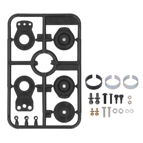 Servo Saver Leichtes Lenkarmset aus Kunststoff für XV02- und XV01-Modelle. Stabile Leistung für RC-Enthusiasten (Schwarz) von Jxngery