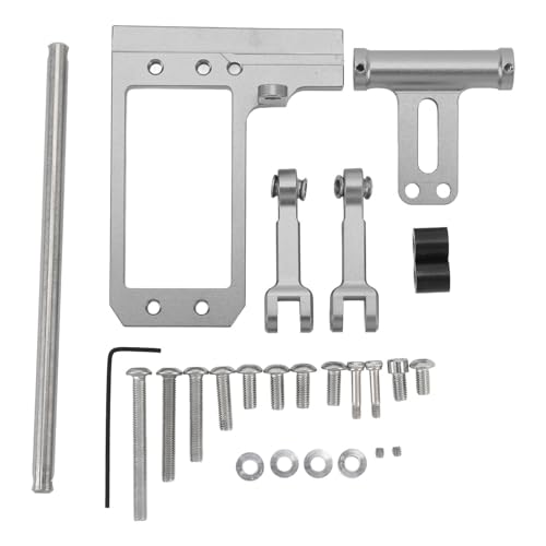 Servohalterung mit hydraulischer Lenkverbindung Ti Farb Aluminiumlegierung Hochfest verstellbare Servohalterung für VP F10 1/10 RC -Auto von Jxngery