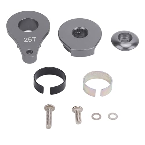 Verstellbarer Lenkarm Aluminiumlegierung Kletterwagen Lenkarm für RC -Autospielzeug 1/10 verbessert die Manövrierbarkeit (Du färbte) von Jxngery