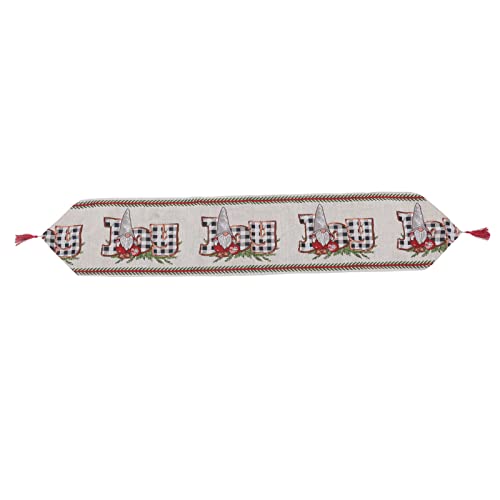 Weihnachtstischläufer, wiederverwendbar, waschbar, 1,8 m lang, Strickstoff, Tischläufer, Ferienhaus, Café (Stil 2) von Jxngery
