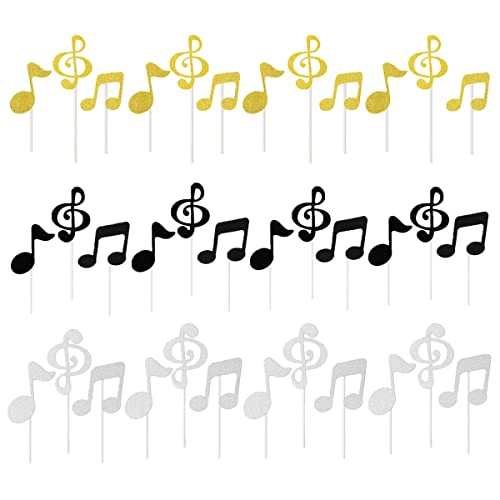 36 Stücke Musik Noten Cupcake Toppers Gitarre Kuchen Toppers Musikalisches Thema Geburtstag Party Bedarf Musik Party Kuchen Deko Noten Kuchen Topper für Geburtstag Hochzeit Musiker Party Baby Shower 36 Stücke Musik Noten Cupcake Toppers Gitarre Kuchen Toppers Musikalisches Thema Geburtstag Party Bedarf Musik Party Kuchen Deko Noten Kuchen Topper für Geburtstag Hochzeit Musiker Party Baby Shower von Jxuzh