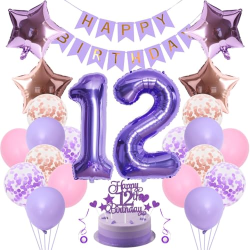 Deko 12. Geburtstag Mädchen Junge 12 Geburtstag Deko Mädchen Geburtstagsdeko 12 Mädchen Rosa Lila Luftballons 12 Geburtstag Deko Lila Roségold 12 Jahr Geburtstag Mädchen 12 Jahre Geburtstag Mädchen Deko 12. Geburtstag Mädchen Junge 12 Geburtstag Deko Mädchen Geburtstagsdeko 12 Mädchen Rosa Lila Luftballons 12 Geburtstag Deko Lila Roségold 12 Jahr Geburtstag Mädchen 12 Jahre Geburtstag Mädchen von Jxuzh