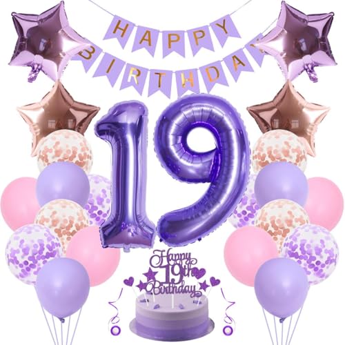 Deko 19. Geburtstag Mädchen Junge 19 Geburtstag Deko Mädchen Geburtstagsdeko 19 Mädchen Rosa Lila Luftballons 19 Geburtstag Deko Lila Roségold 19 Jahr Geburtstag Mädchen 19 Jahre Geburtstag Mädchen Deko 19. Geburtstag Mädchen Junge 19 Geburtstag Deko Mädchen Geburtstagsdeko 19 Mädchen Rosa Lila Luftballons 19 Geburtstag Deko Lila Roségold 19 Jahr Geburtstag Mädchen 19 Jahre Geburtstag Mädchen von Jxuzh