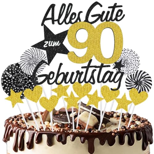 Jxuzh 90.Geburtstag Tortendeko Schwarz Gold Geburtstagskuchen Deko Happy Birthday Schwarz Gold Cake Topper Tortendeko 90 Geburtstag Frau Männer Tortendeko Geburtstag Schwarz Gold Kuchendeko Geburtstag Jxuzh 90.Geburtstag Tortendeko Schwarz Gold Geburtstagskuchen Deko Happy Birthday Schwarz Gold Cake Topper Tortendeko 90 Geburtstag Frau Männer Tortendeko Geburtstag Schwarz Gold Kuchendeko Geburtstag von Jxuzh