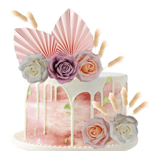 Jxuzh Boho Tortendeko Rosenblüte Baby Dusche Kuchen Dekoration Boho Tortenaufsatz Champagner Rose Kuchendekoration Tortendeko Blumen Boho Cake Topper Geburtstag Kugel Palmblätter Cupcake Topper Rosa Jxuzh Boho Tortendeko Rosenblüte Baby Dusche Kuchen Dekoration Boho Tortenaufsatz Champagner Rose Kuchendekoration Tortendeko Blumen Boho Cake Topper Geburtstag Kugel Palmblätter Cupcake Topper Rosa von Jxuzh