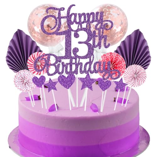 Jxuzh Cake Topper 13 Kuchendeko Geburtstag Lila Happy 13.birthday Kuchendeko 13. Geburtstag Tortendeko 13 Lila Rosa 13. Geburtstag Kuchen Deko 13 Geburtstag Frau Happy Birthday 13 Geburstagstorte Deko Jxuzh Cake Topper 13 Kuchendeko Geburtstag Lila Happy 13.birthday Kuchendeko 13. Geburtstag Tortendeko 13 Lila Rosa 13. Geburtstag Kuchen Deko 13 Geburtstag Frau Happy Birthday 13 Geburstagstorte Deko von Jxuzh
