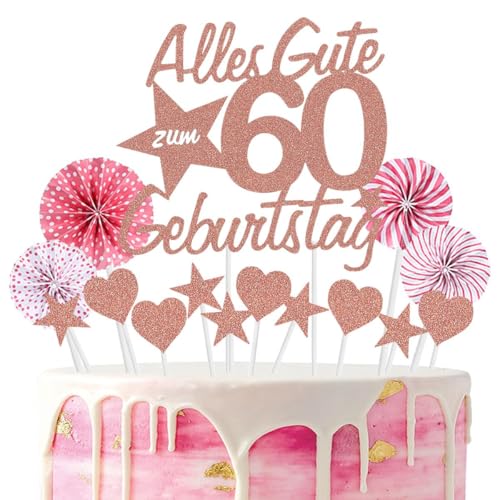 Jxuzh Cake Topper 60 Kuchendeko Geburtstag Rosegold Happy 60.birthday Kuchendeko 60. Geburtstag Tortendeko 60 Rosegold 60. Geburtstag Kuchen Deko 60 Geburtstag Frau Happy Birthday 60 Geburstagstorte Jxuzh Cake Topper 60 Kuchendeko Geburtstag Rosegold Happy 60.birthday Kuchendeko 60. Geburtstag Tortendeko 60 Rosegold 60. Geburtstag Kuchen Deko 60 Geburtstag Frau Happy Birthday 60 Geburstagstorte von Jxuzh