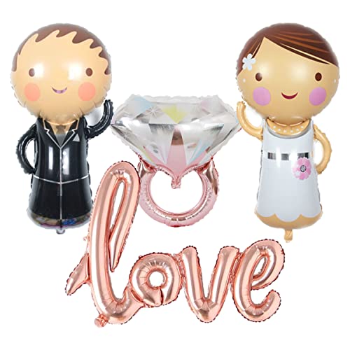 Jxuzh Folienballons Hochzeit Brautpaar Luftballon,braut Bräutigam Ballons,groß Folienballons Hochzeits Ballons,hochzeitsdeko Brautpaar Mann Frau Ballon,diamant Ring Helium Luftballon,brautpaarballon Jxuzh Folienballons Hochzeit Brautpaar Luftballon,braut Bräutigam Ballons,groß Folienballons Hochzeits Ballons,hochzeitsdeko Brautpaar Mann Frau Ballon,diamant Ring Helium Luftballon,brautpaarballon von Jxuzh