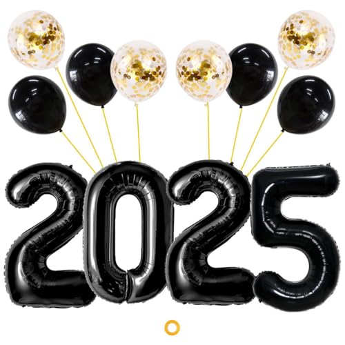 Jxuzh Luftballon Deko Schwarz Silvesterparty Ballon 2025 Deko Happy New Year Neujahr Silvester Ballon 2025 Schwarz Gold Silvester Deko Set 2025 Neujahr Party Silvesterdeko Folienballon 2025 Schwarz Jxuzh Luftballon Deko Schwarz Silvesterparty Ballon 2025 Deko Happy New Year Neujahr Silvester Ballon 2025 Schwarz Gold Silvester Deko Set 2025 Neujahr Party Silvesterdeko Folienballon 2025 Schwarz von Jxuzh