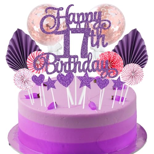 Jxuzh Tortendeko 17 Geburtstag Lila Rosa Kuchen Topper Cake Topper 17 Kuchendeko Geburtstag Happy 17 Birthday Kuchen Deko 17 Geburtstag Männer Tortendeko 17 Geburtstag Frau 17. Geburtstag Kuchen Deko Jxuzh Tortendeko 17 Geburtstag Lila Rosa Kuchen Topper Cake Topper 17 Kuchendeko Geburtstag Happy 17 Birthday Kuchen Deko 17 Geburtstag Männer Tortendeko 17 Geburtstag Frau 17. Geburtstag Kuchen Deko von Jxuzh