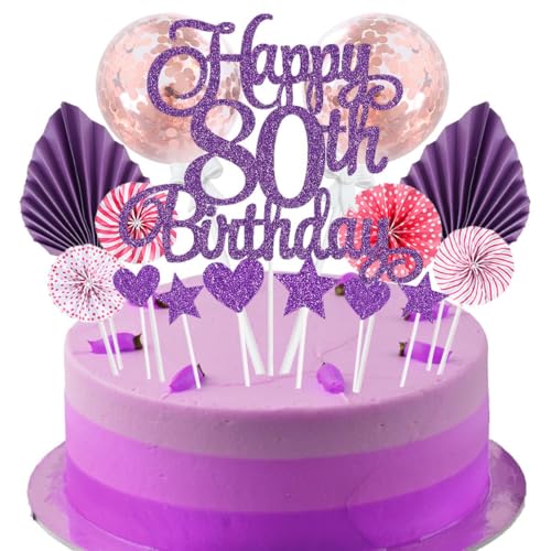 Jxuzh Tortendeko 80 Geburtstag Lila Rosa Junge Mädchen Happy Birthday 80 Glitter Cake Topper 80.kuchendeko Geburtstag Happy 80th Birthday Tortendeko 80 Jahre Geburtstag Kuchen Deko 80 Geburtstag Jxuzh Tortendeko 80 Geburtstag Lila Rosa Junge Mädchen Happy Birthday 80 Glitter Cake Topper 80.kuchendeko Geburtstag Happy 80th Birthday Tortendeko 80 Jahre Geburtstag Kuchen Deko 80 Geburtstag von Jxuzh