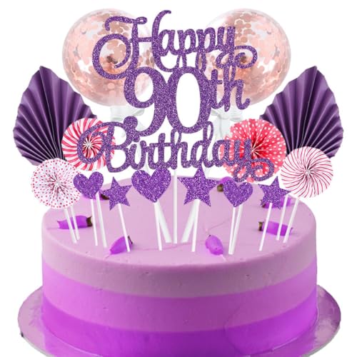 Jxuzh Tortendeko 90 Geburtstag Lila Rosa Junge Mädchen Happy Birthday 90 Glitter Cake Topper 90.kuchendeko Geburtstag Happy 90th Birthday Tortendeko 90 Jahre Geburtstag Kuchen Deko 90 Geburtstag Jxuzh Tortendeko 90 Geburtstag Lila Rosa Junge Mädchen Happy Birthday 90 Glitter Cake Topper 90.kuchendeko Geburtstag Happy 90th Birthday Tortendeko 90 Jahre Geburtstag Kuchen Deko 90 Geburtstag von Jxuzh