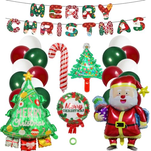 Jxuzh Weihnachten Luftballons Merry Christmas Banner Folienballon Weihnachtsmann Weihnachtsbaum Rot Grün Weiß Weihnachts Ballon Weihnachten Deko Weihnachtsparty Deko Merry Christmas Weihnachtsfeier Jxuzh Weihnachten Luftballons Merry Christmas Banner Folienballon Weihnachtsmann Weihnachtsbaum Rot Grün Weiß Weihnachts Ballon Weihnachten Deko Weihnachtsparty Deko Merry Christmas Weihnachtsfeier von Jxuzh