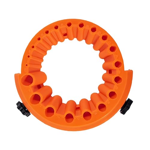 1 x Bohrerspitzer für Schleifer, 2 bis 13 mm Bohrer für 125-mm-Schleifer, Winkelschleifer, Bohrerspitzer, geeignet für Holzbearbeitung und Heimwerkerartikel (orange) von Jyinelx