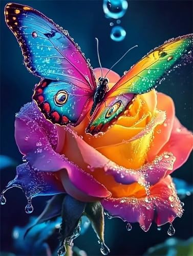 Diamond Painting Erwachsene Diamant Painting Bilde Bunte Rosen 5D Diamond-Painting Basteln Set Kinder Diy Full Drill Mosaikherstellung Bastelset für Living Room Office Wall Round Drill 80x120cm D3218 Diamond Painting Erwachsene Diamant Painting Bilde Bunte Rosen 5D Diamond-Painting Basteln Set Kinder Diy Full Drill Mosaikherstellung Bastelset für Living Room Office Wall Round Drill 80x120cm D3218 von Jynhbl