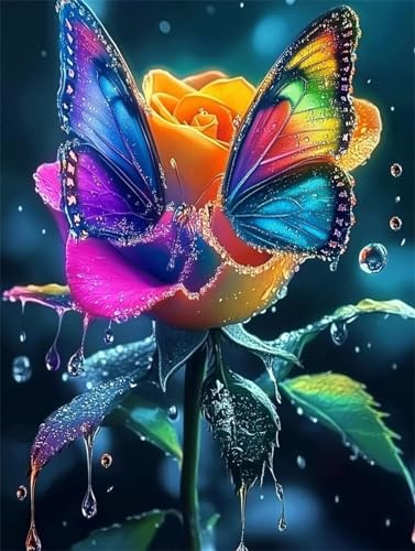 Diamond Painting Erwachsene Diamant Painting Bilde Bunte Rosen 5D Diamond-Painting Basteln Set Kinder Diy Full Drill Mosaikherstellung Bastelset für Living Room Office Wall Square Drill 80x120cm D3210 Diamond Painting Erwachsene Diamant Painting Bilde Bunte Rosen 5D Diamond-Painting Basteln Set Kinder Diy Full Drill Mosaikherstellung Bastelset für Living Room Office Wall Square Drill 80x120cm D3210 von Jynhbl